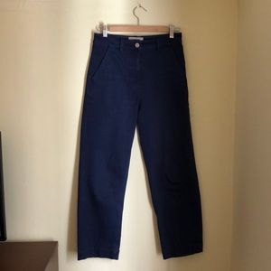Cropped Straight leg chinos